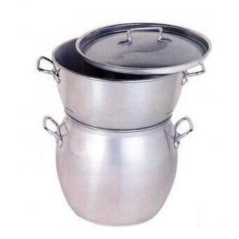 Couscoussier professionnel en aluminium 44 litres - Ustensile de  cuisine/Couscoussier - leaderbazar